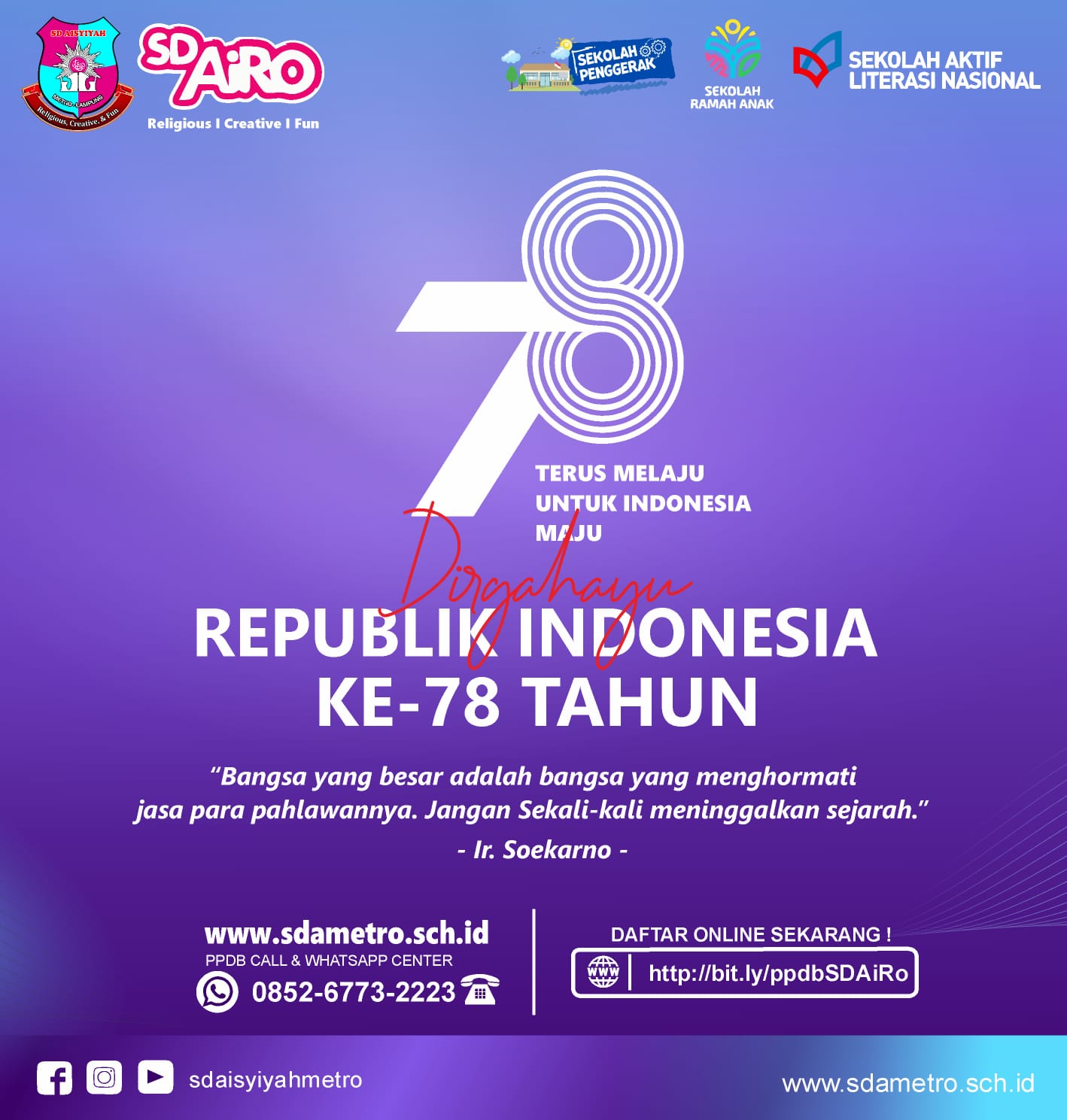 HUT RI ke 78 Tahun